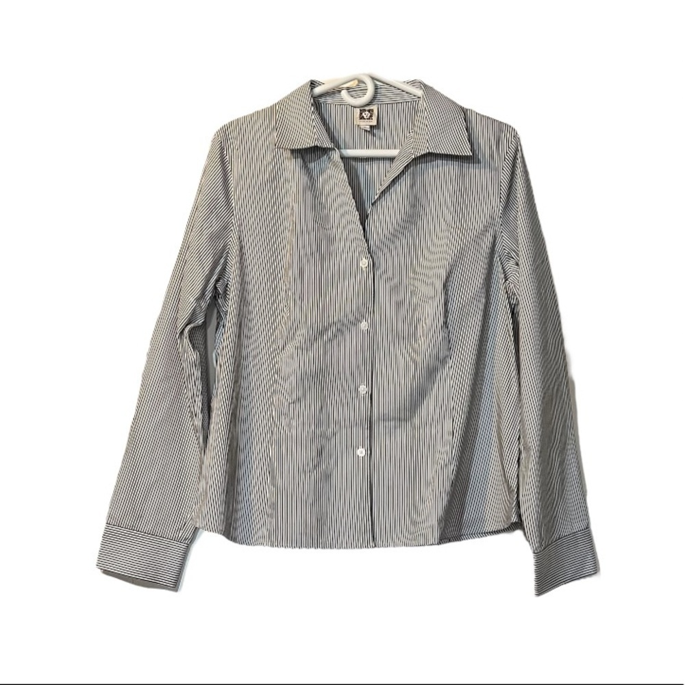 Anne Klein Button Down Shirt Size 8